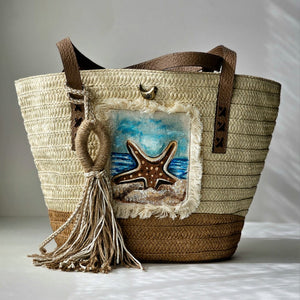 Straw Beach Bag