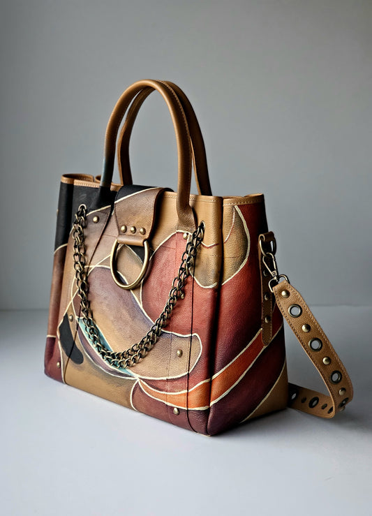 Leather Bag with Ring Havan X Colors