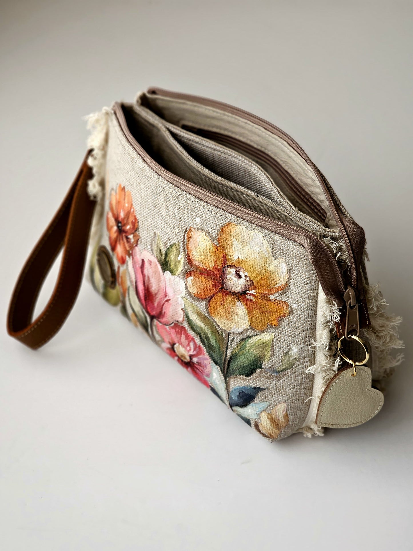 Cross Bag Flowers Design
