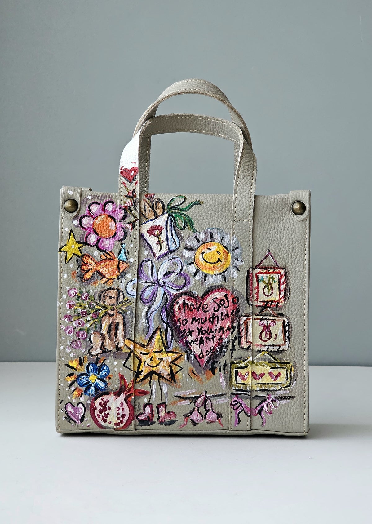 Mini Tote Bag X Happy Sketches