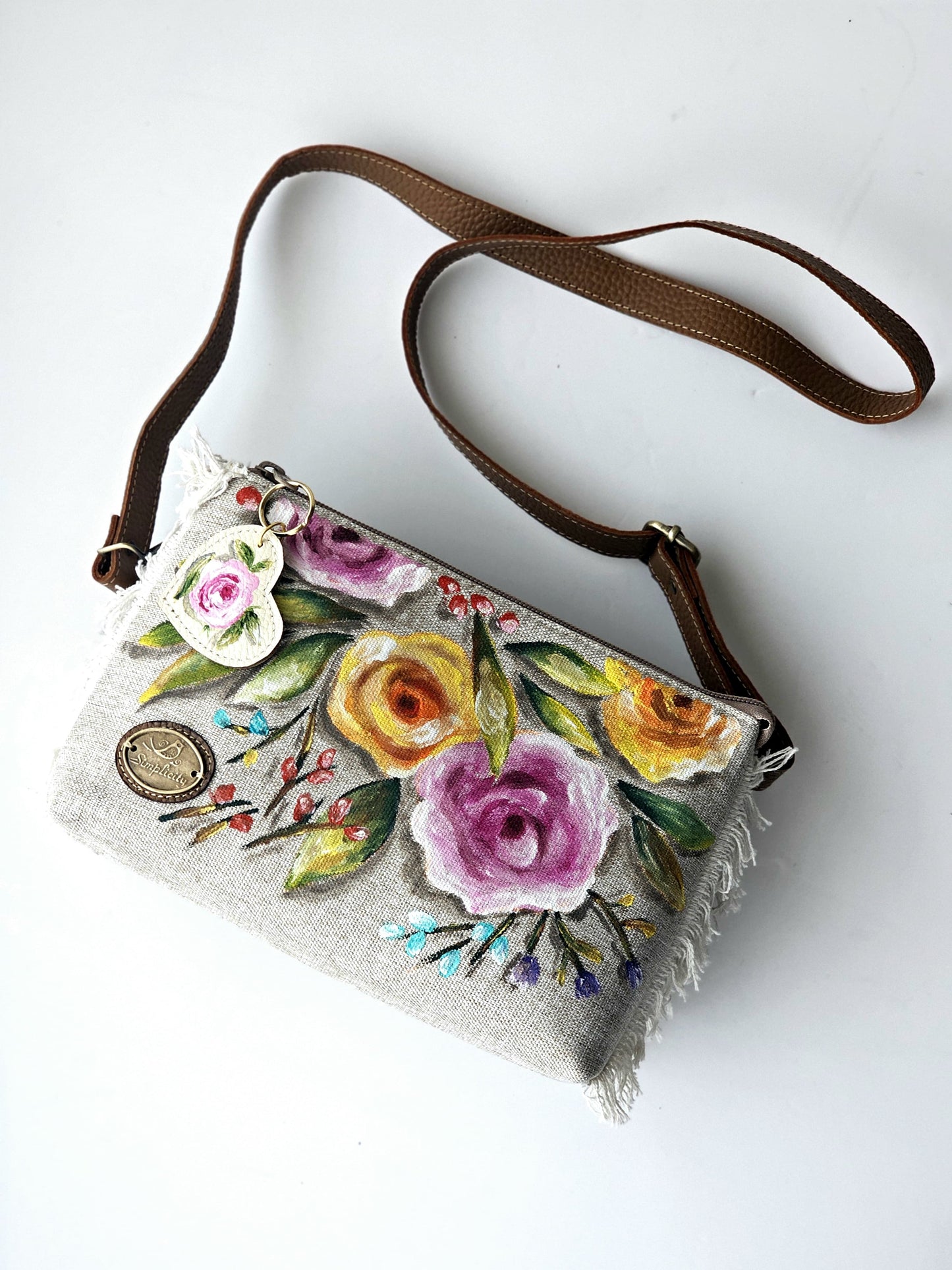 Cross Bag Flowers Design 2