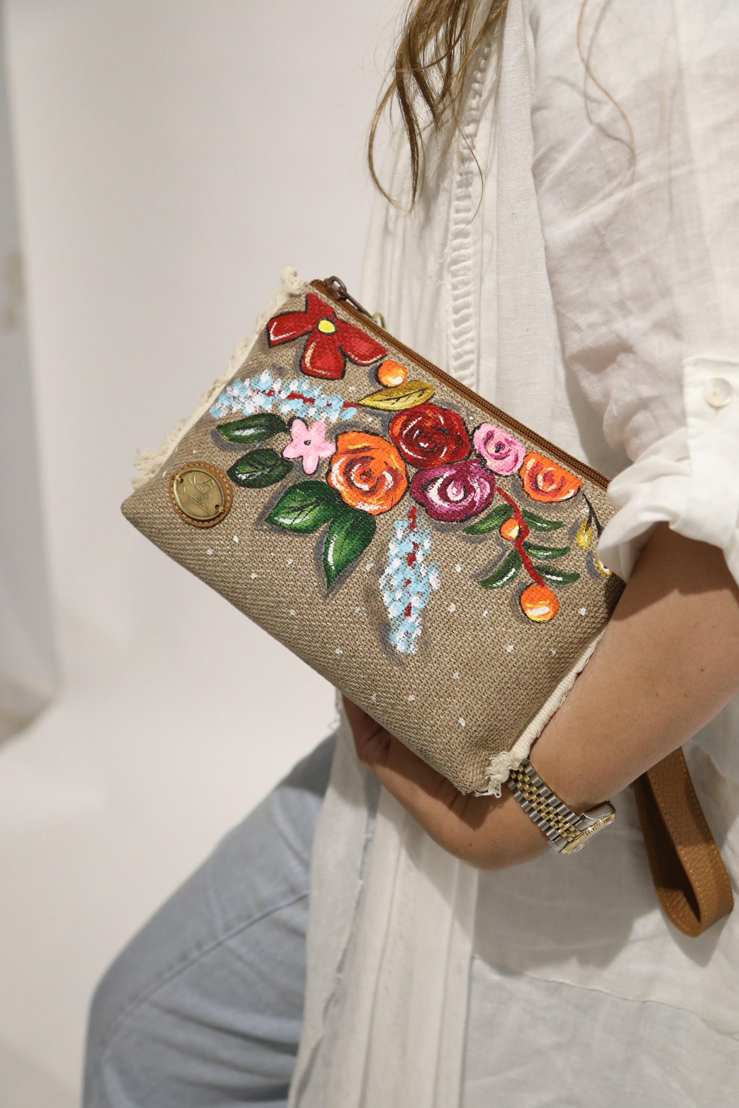 Cross Bag Flowers Design 6