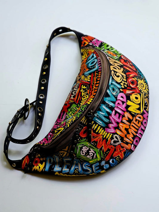 Leather Bumbag Colorful