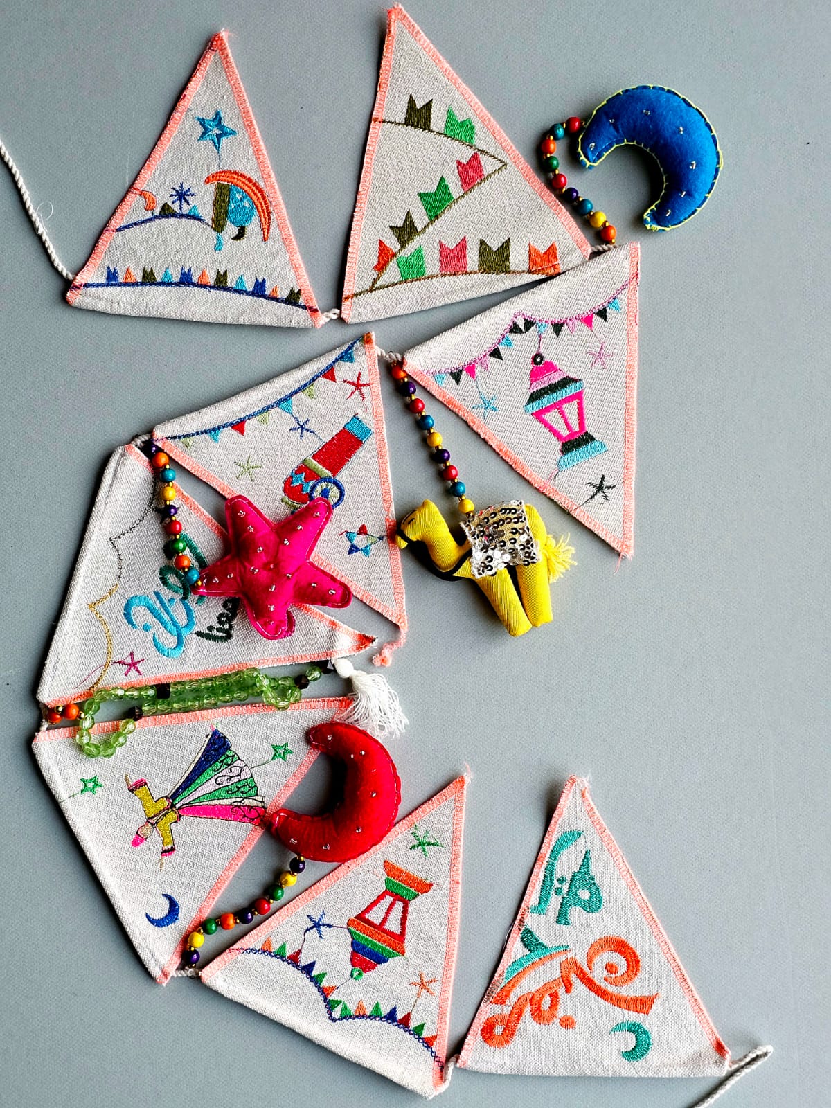 Hanging Deco X Pink Border