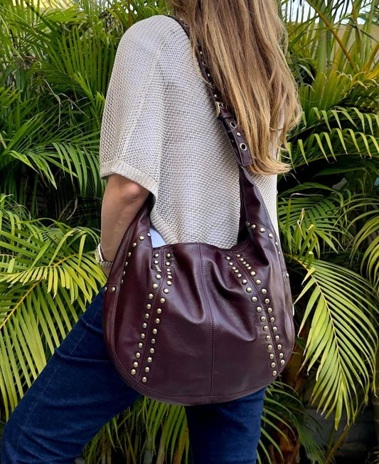 Hobo Style Dark Burgundy