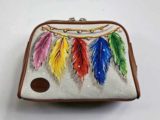 Makeup Pouch Beige X Dream Catcher