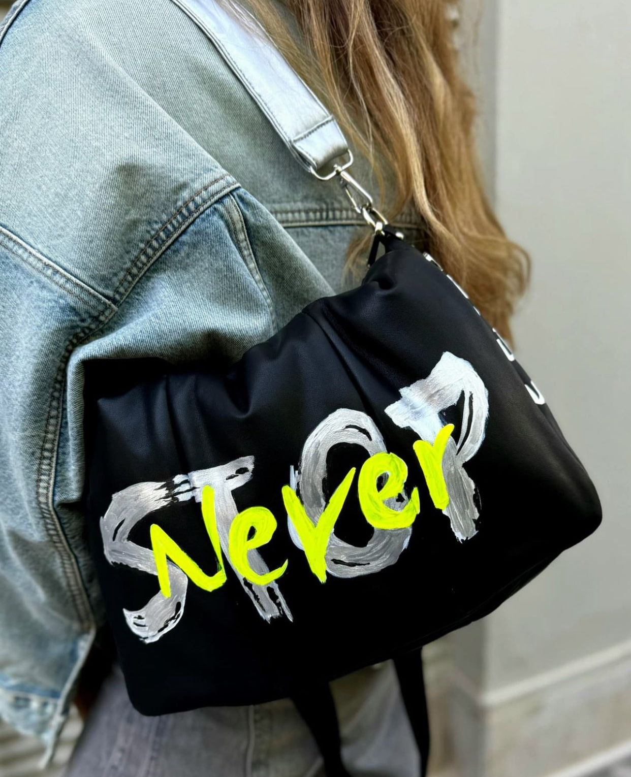 Bold leather Black X NeverStop