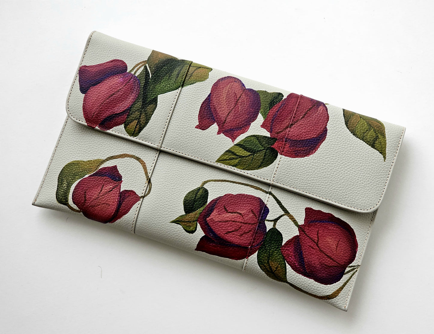 Leather Envelope X Florals