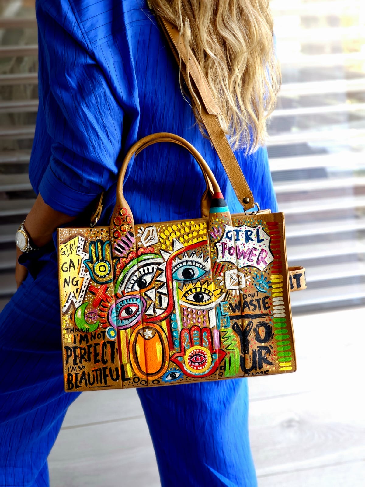 Large Tote Bag X Eyes Havan