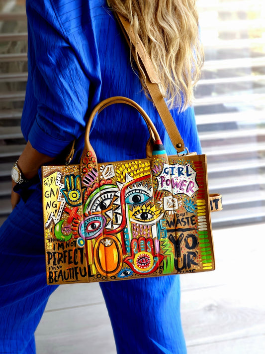 Large Tote Bag X Eyes Havan