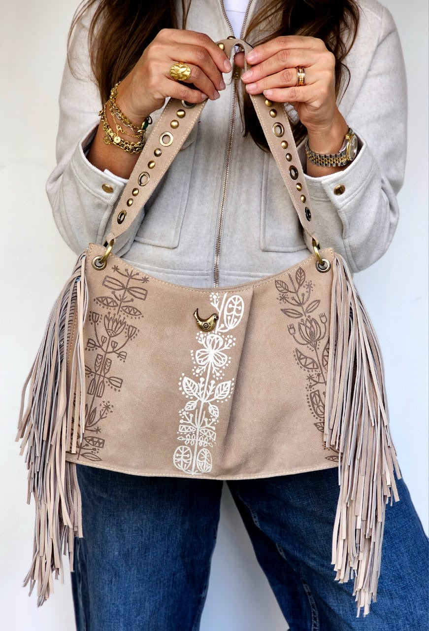 Shoulder Bag Side Fringes
