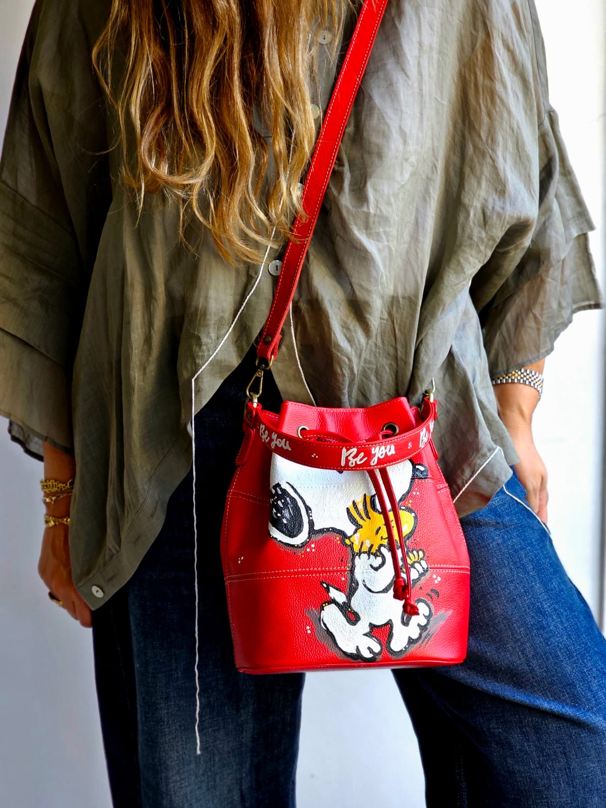 Leather Bucket Bags