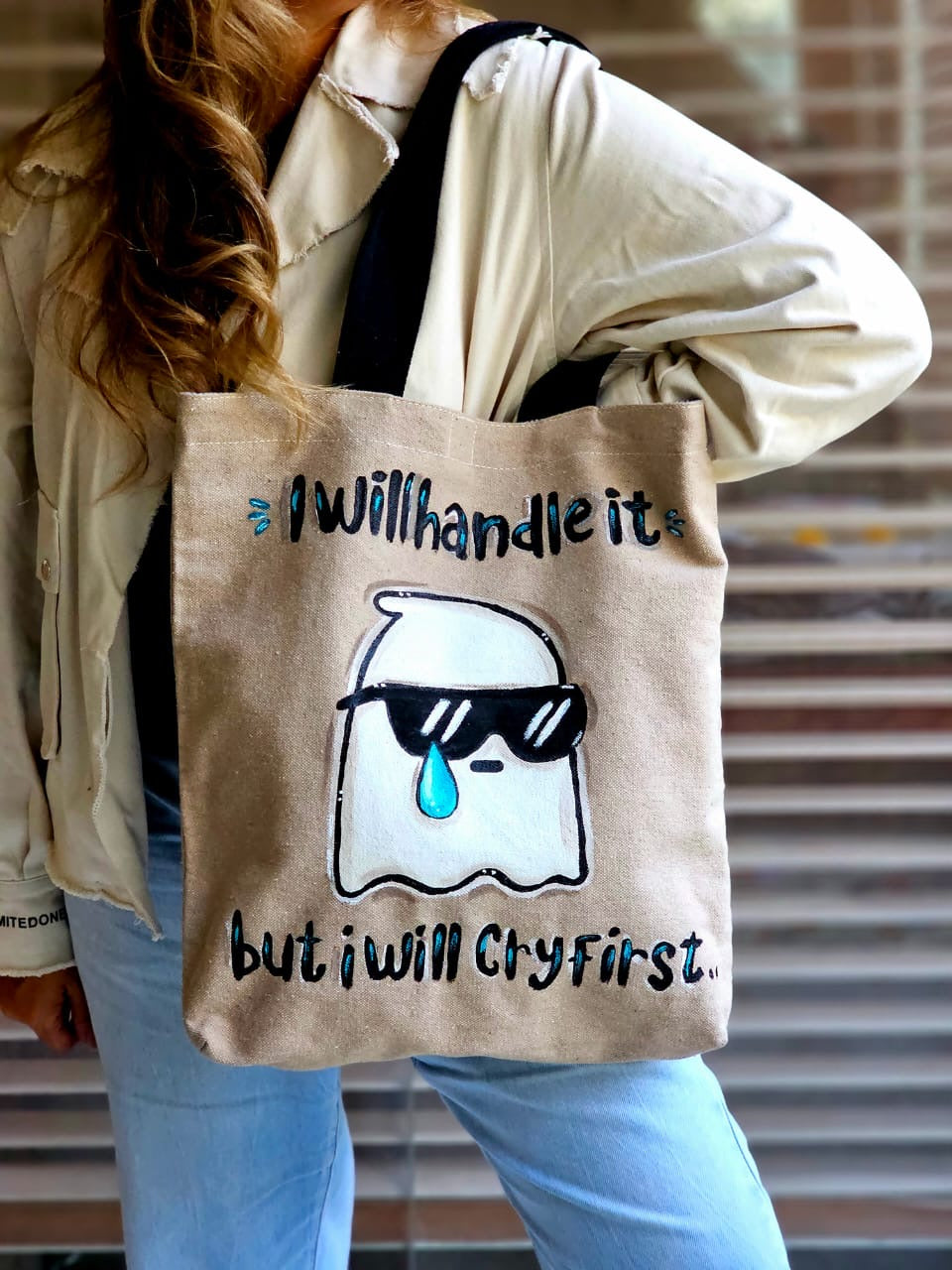 Fabric Handbag X Handle it