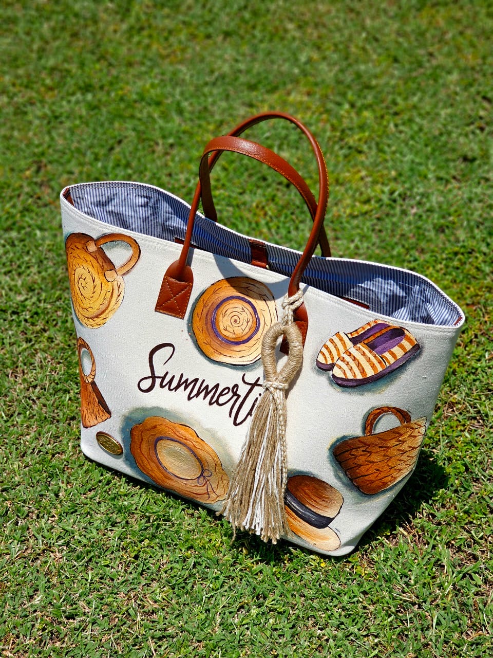 Beach Bags with Tassel