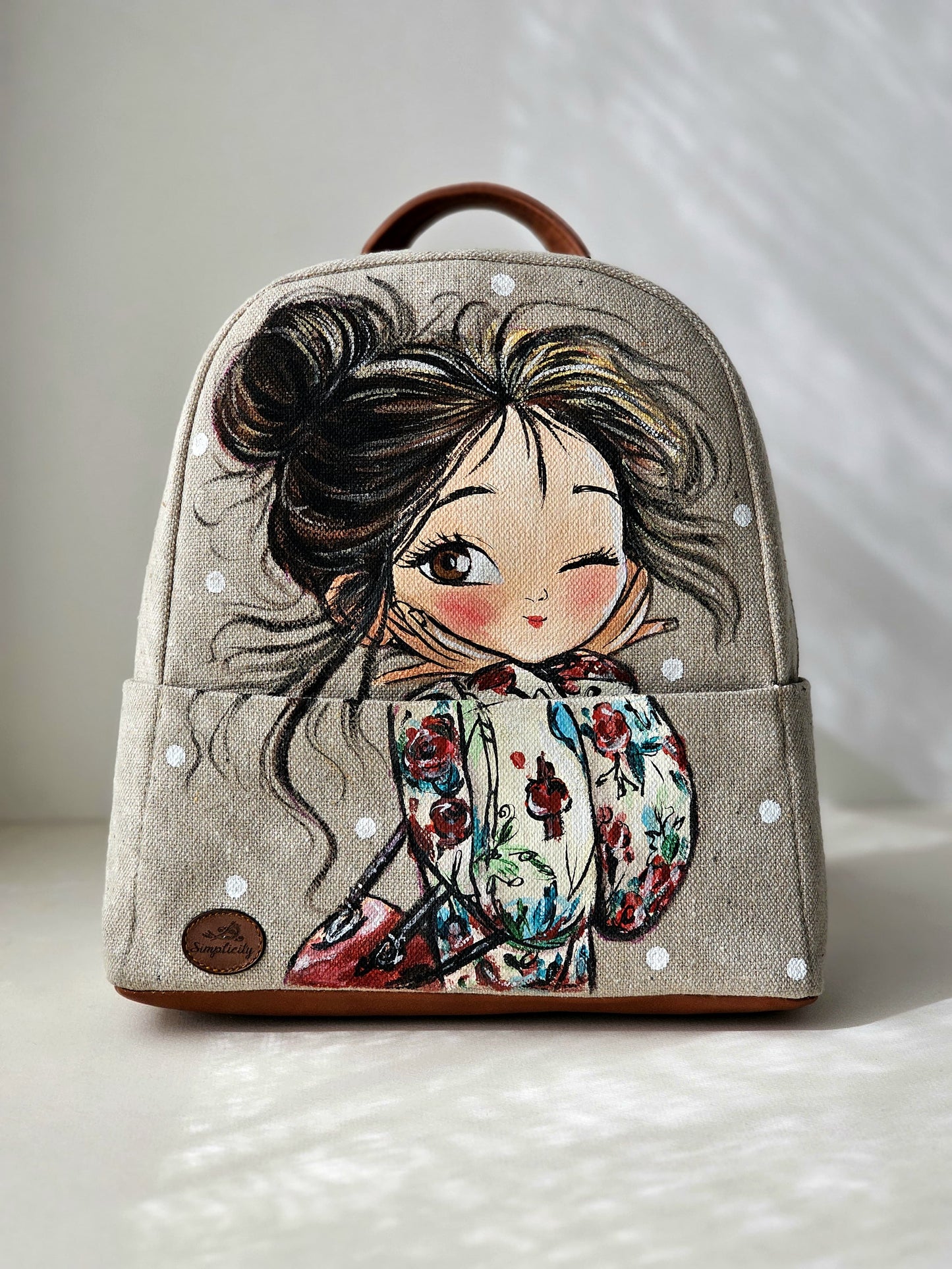 Fabric Medium Backpacks