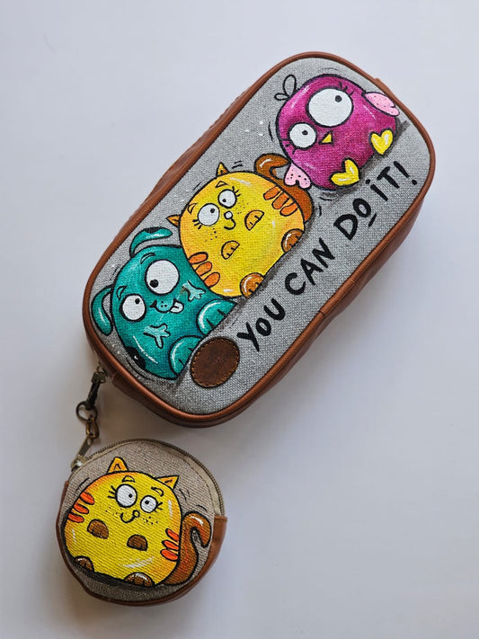 Pencil Case X Coin Purse Cute Animals