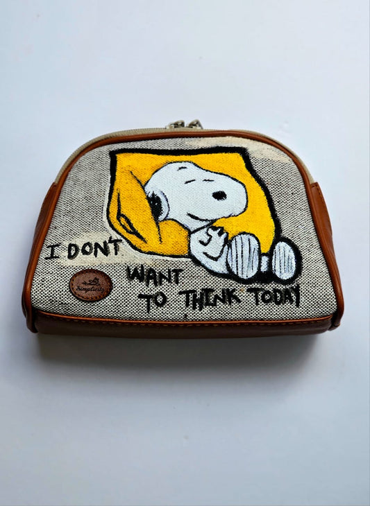 Makeup Bag X Sleeping Snoopy