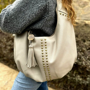 Simple beige with Studs