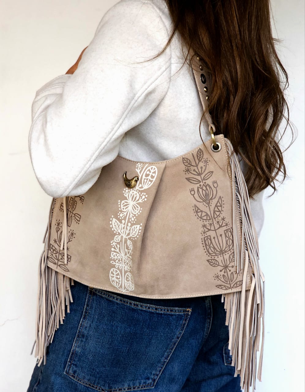 Shoulder Bag Side Fringes