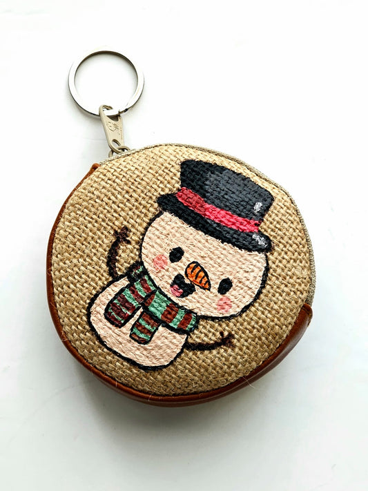 Snow Man Coin Purse