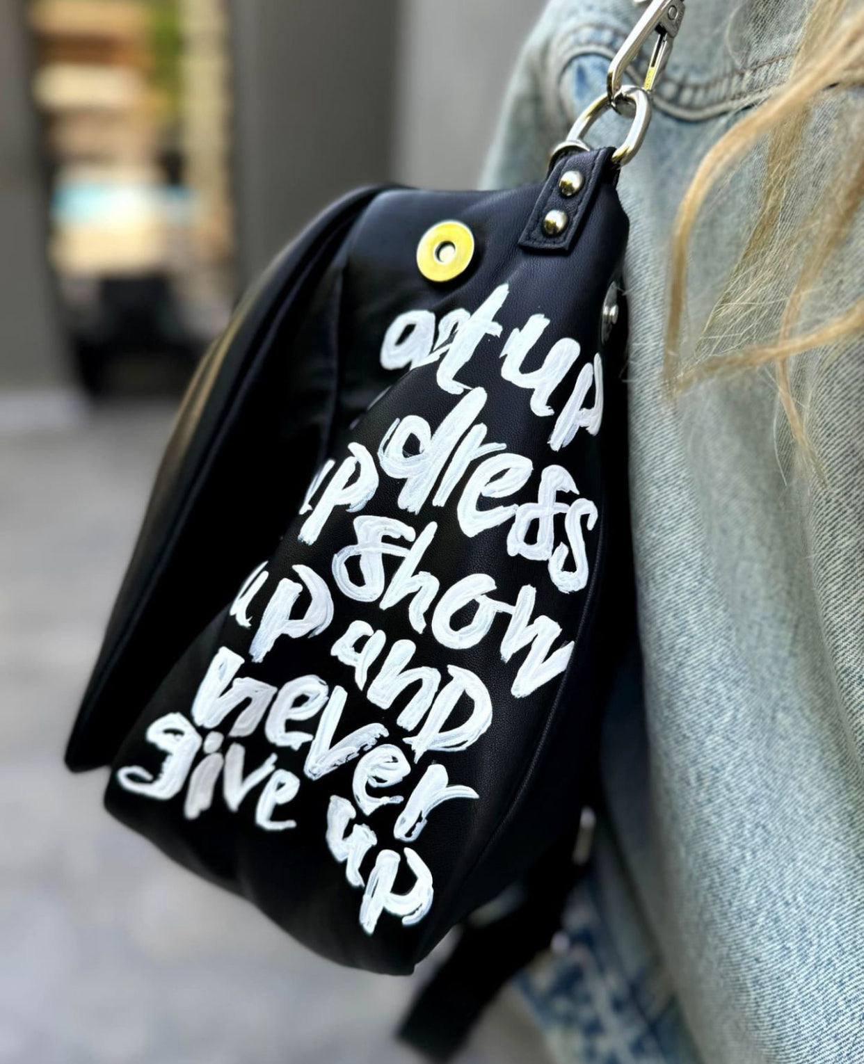 Bold leather Black X NeverStop