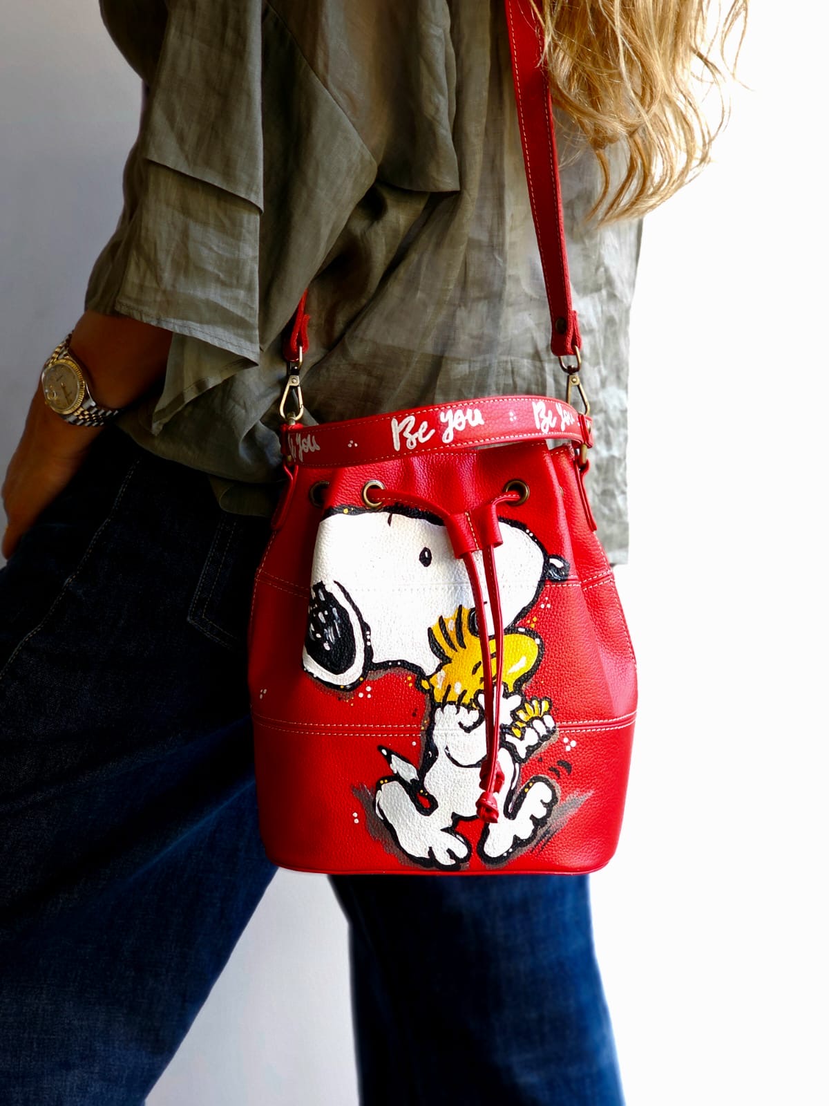 Leather Bucket Bags