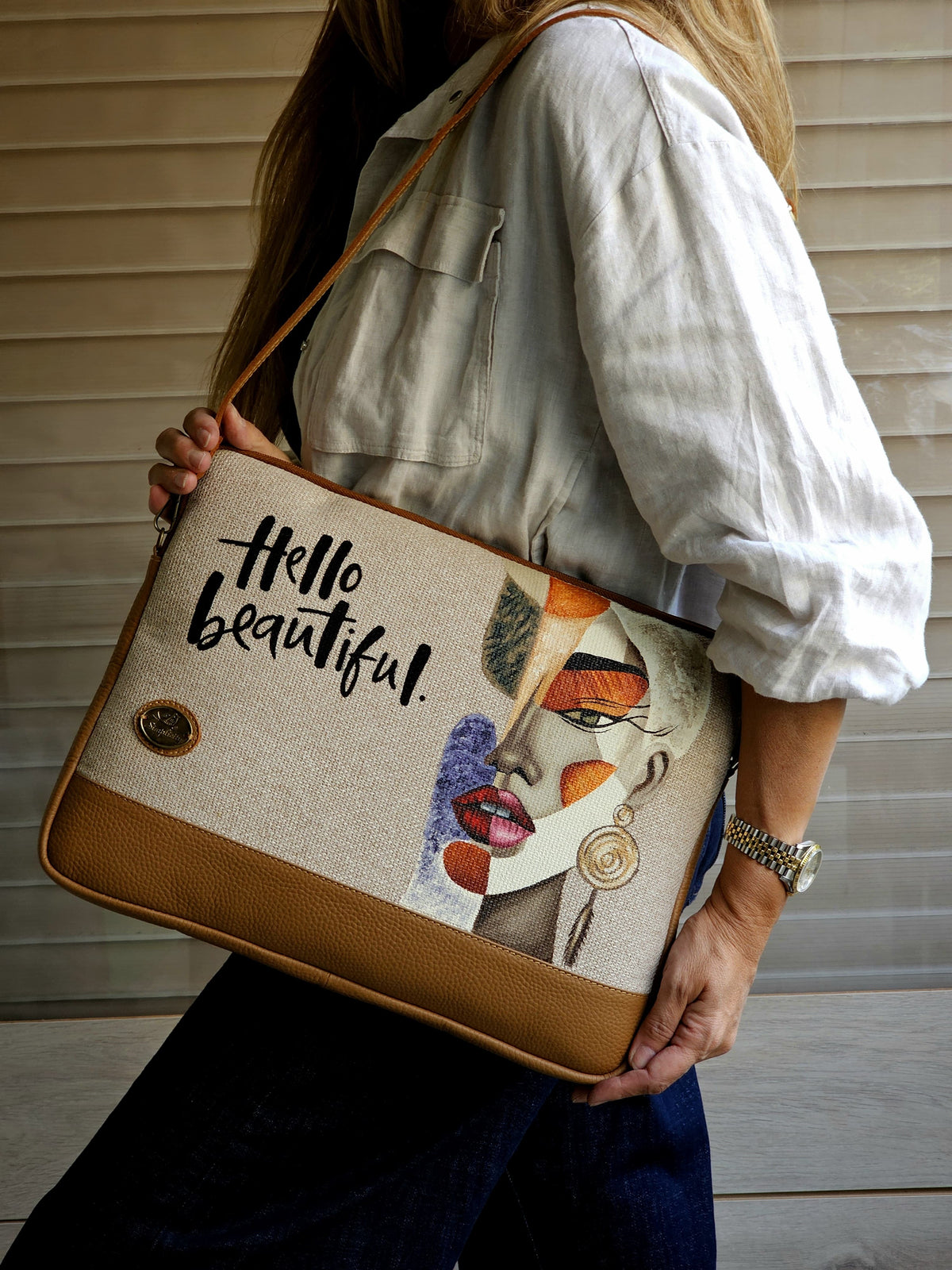 Laptop Sleeve Hello Beautiful