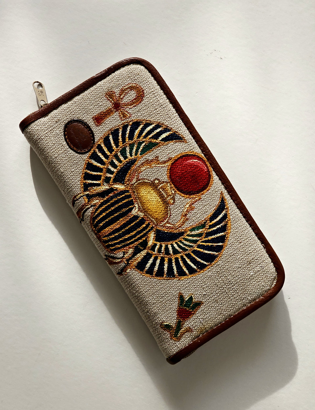 Fabric Wallet X Golden Scarab