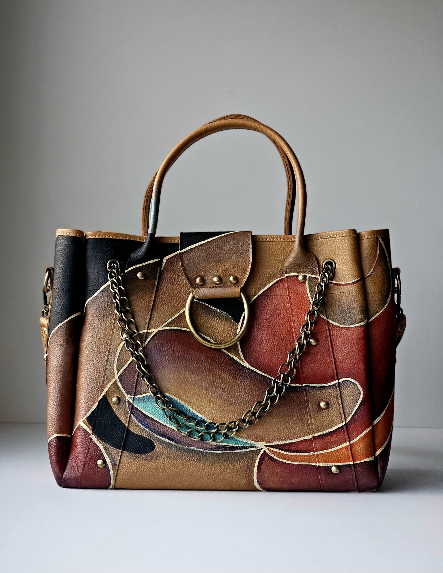 Leather Bag with Ring Havan X Colors