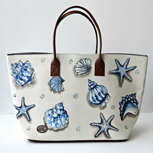 Beach Bag X Blue Shells