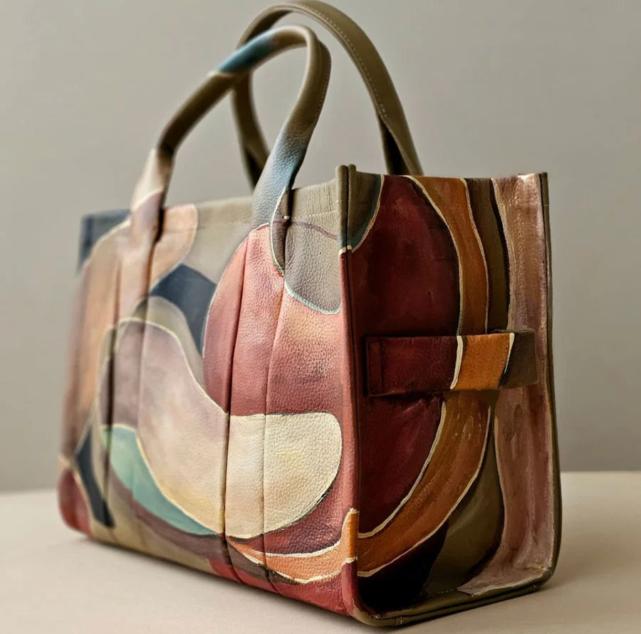 Large Tote Bag Olive X Colors 2
