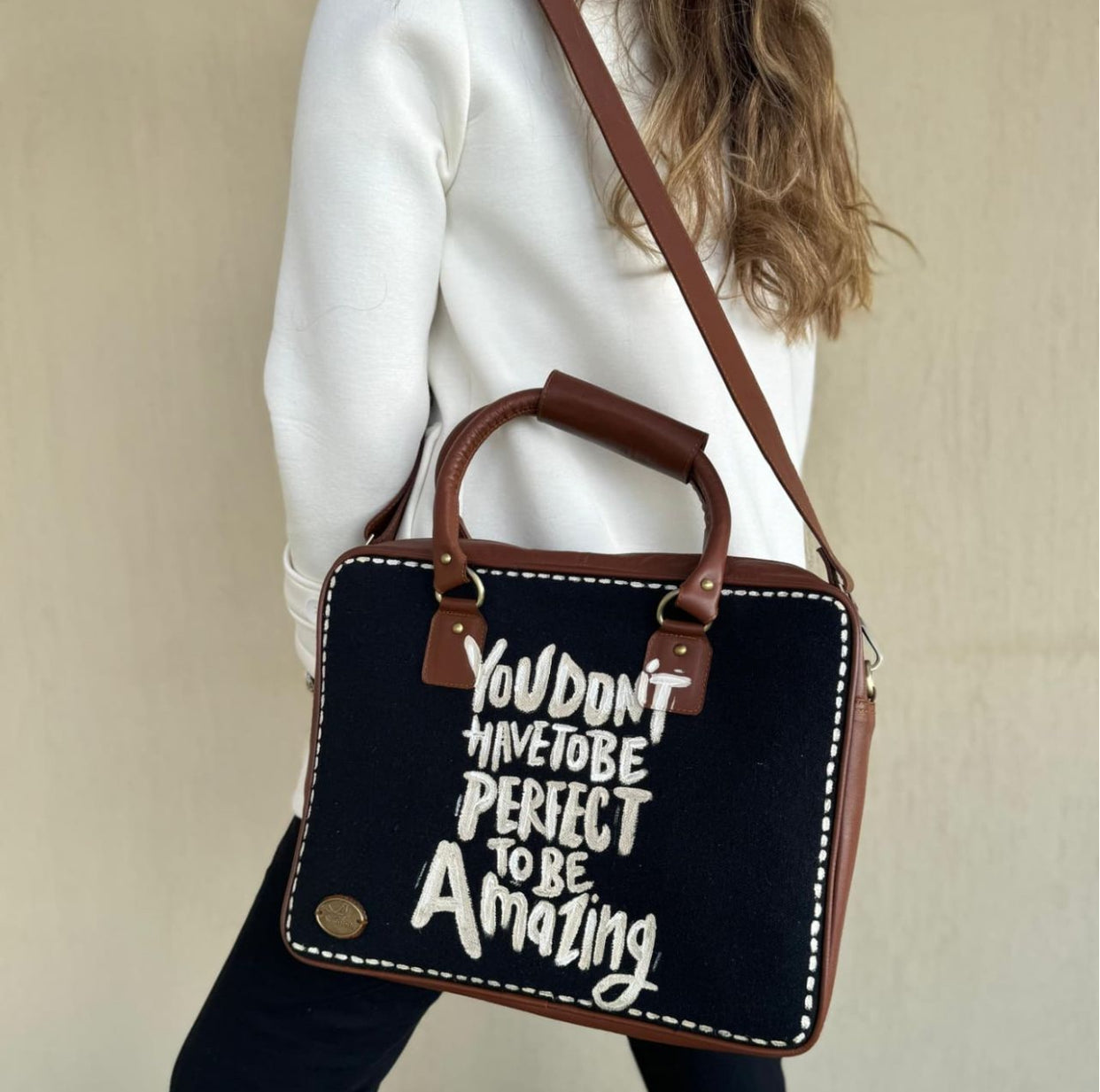 Laptop Bag You Dont Have To Be Perfect