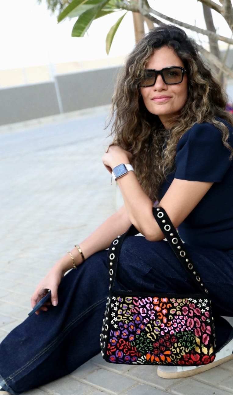 Chamois Studded Shoulder Bags