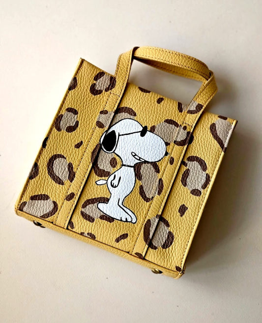 Mini Tote Bag Yellow X Snoopy