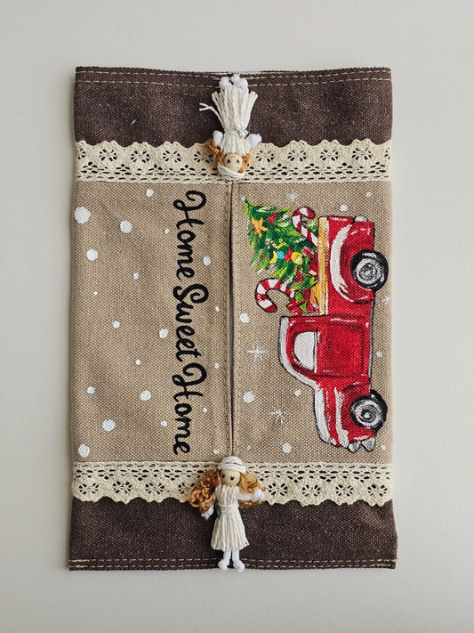 Tissue Cover X Christmas Truck