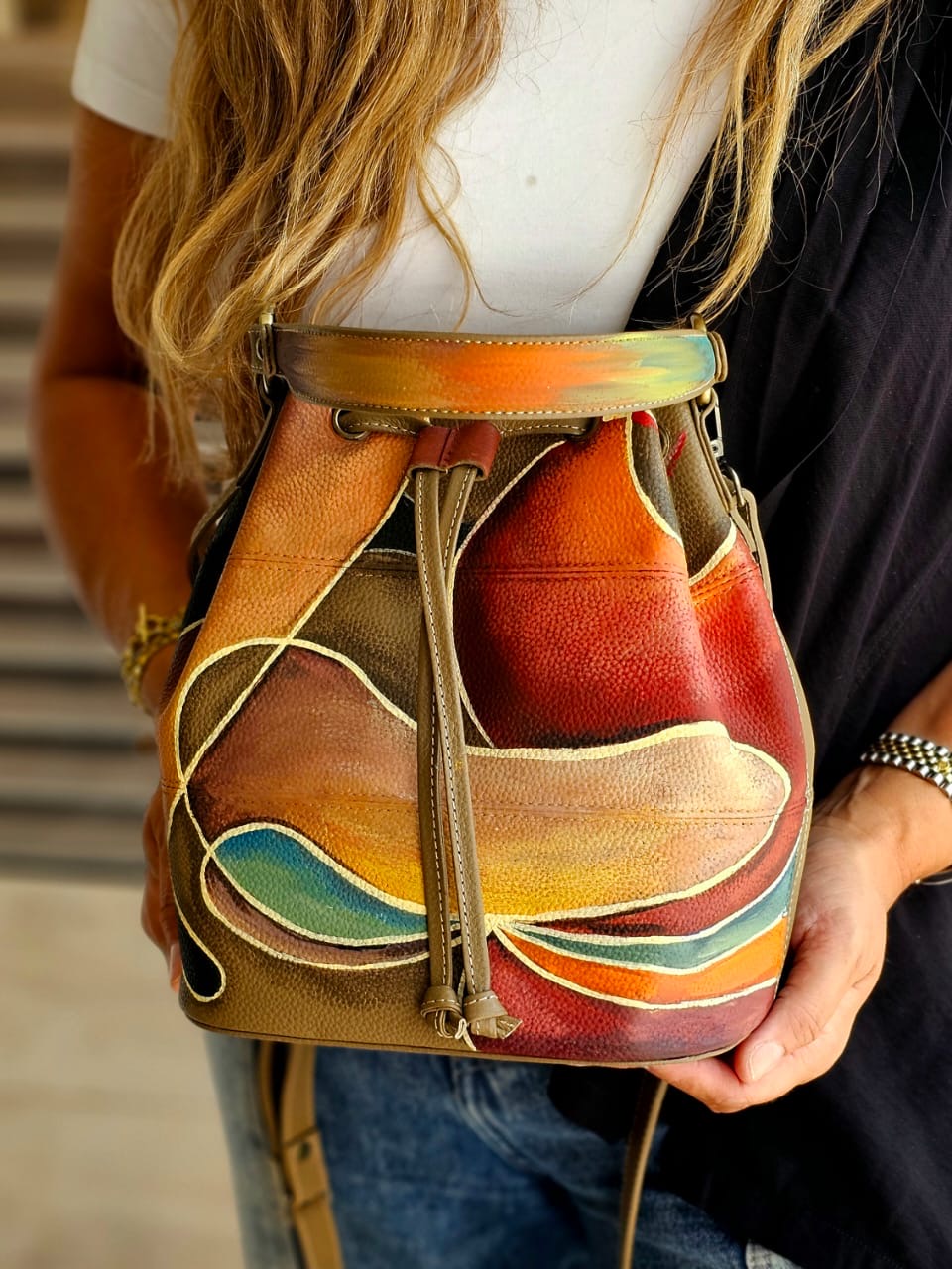 Leather Bucket X Colors