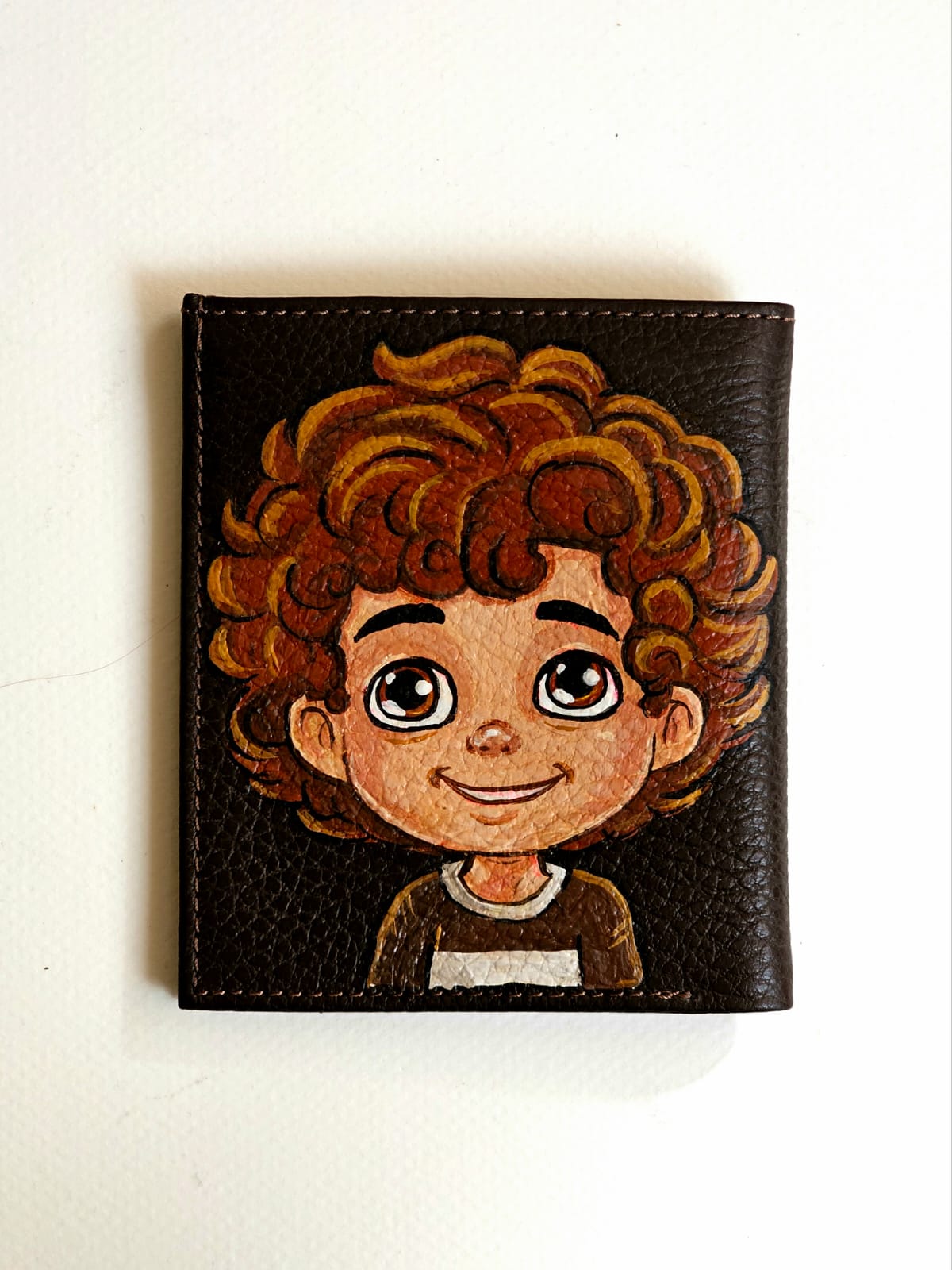 Leather Wallet X The Curly-Haired Charmer