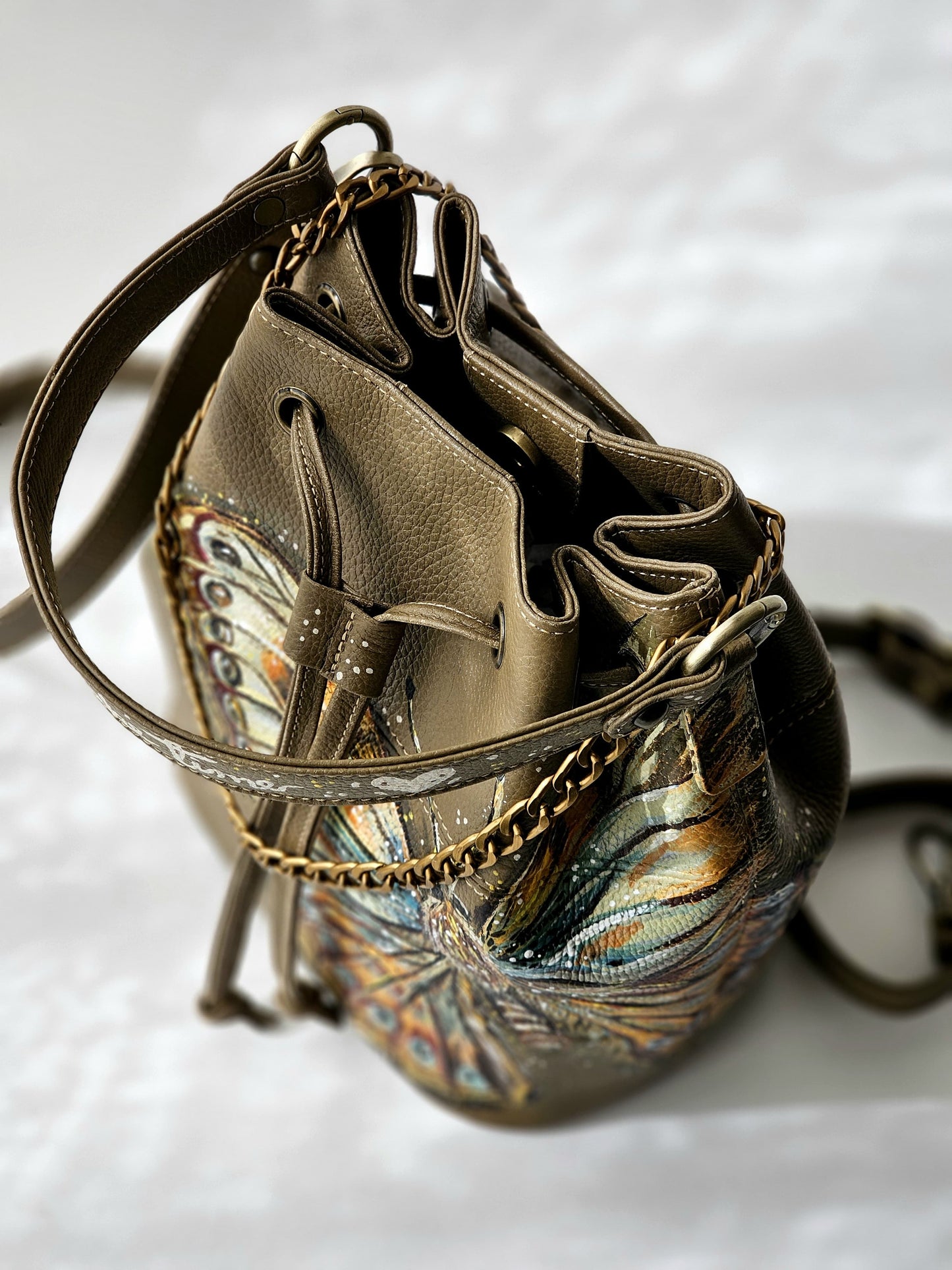 Leather Bucket Bags