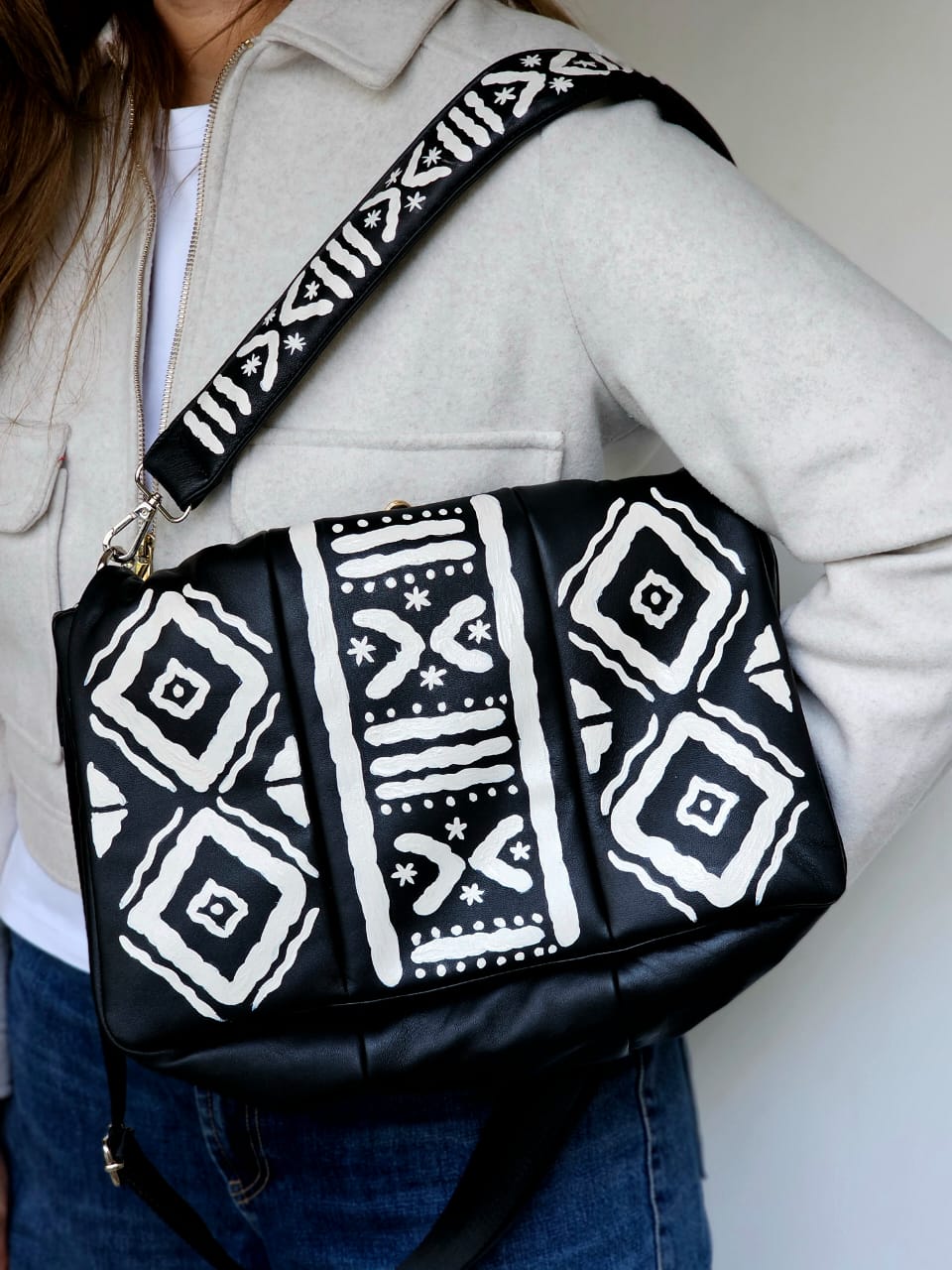 Bold Leather X White Patterns