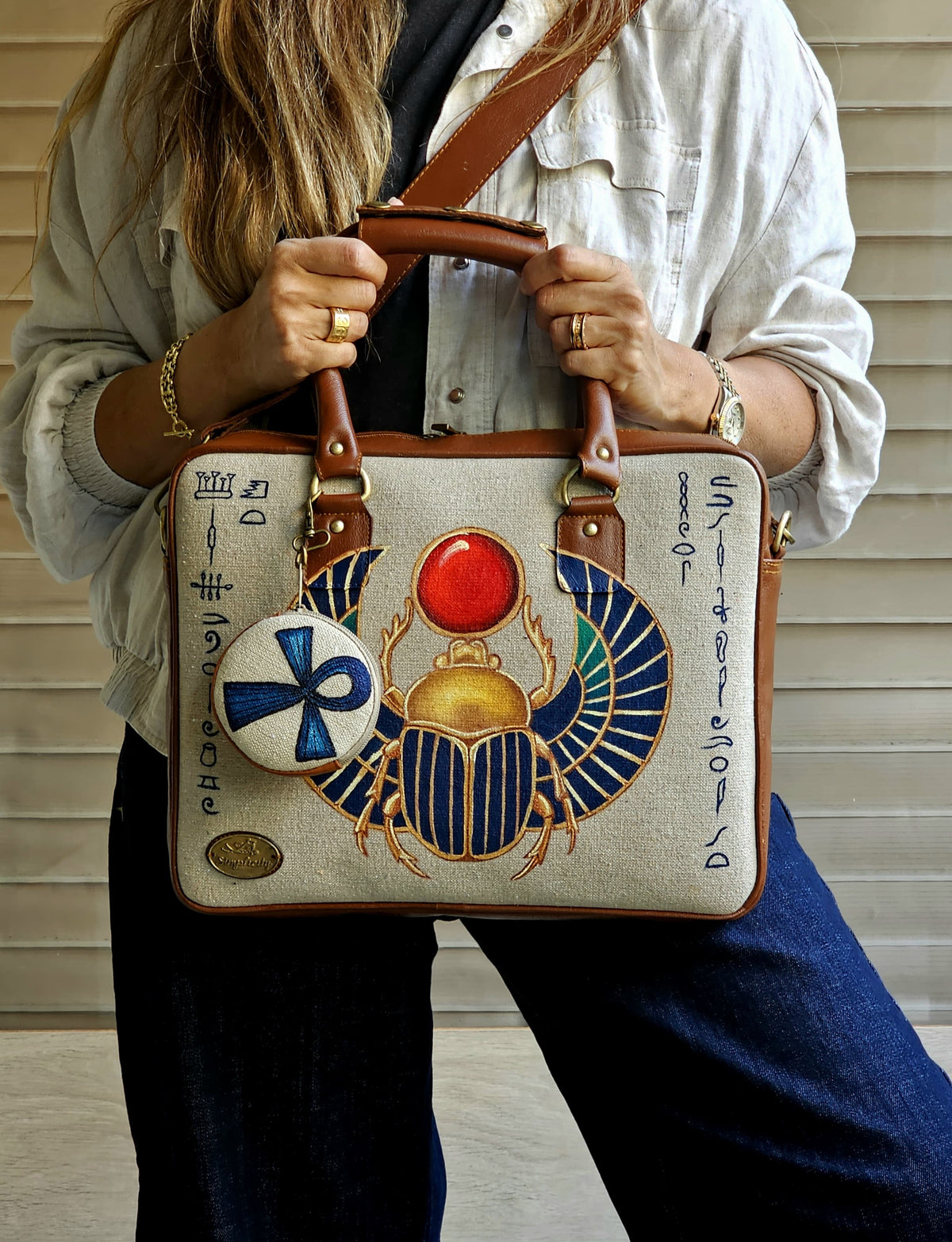 Laptop Bag X Golden Scarab