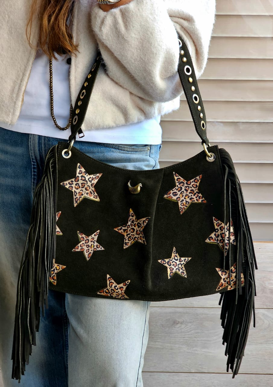 Shoulder Bag Side Fringes
