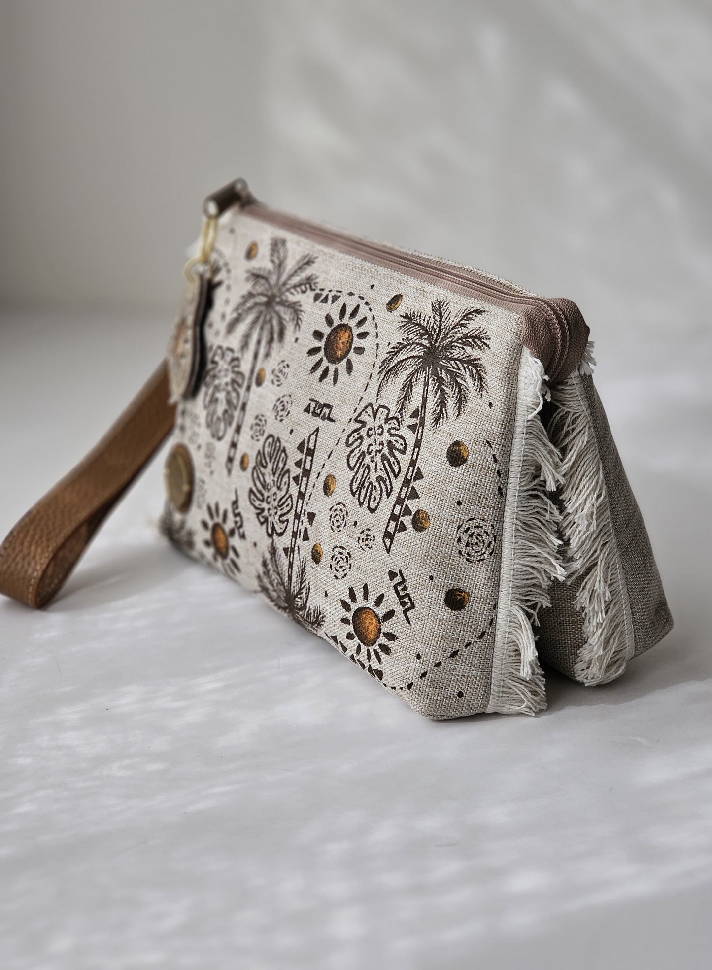 Cross Bag Palm Trees Design