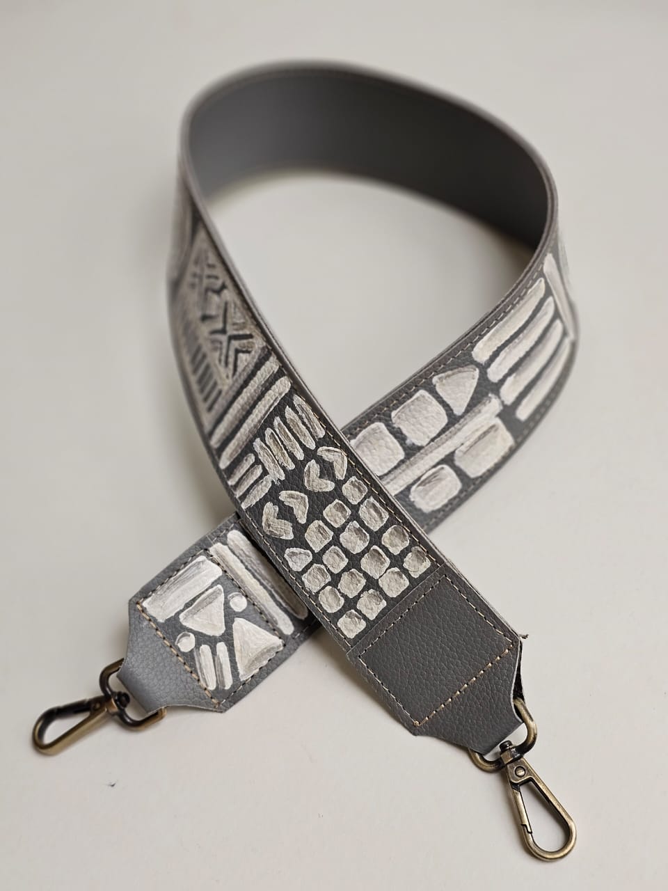 Leather Strap Grey 1