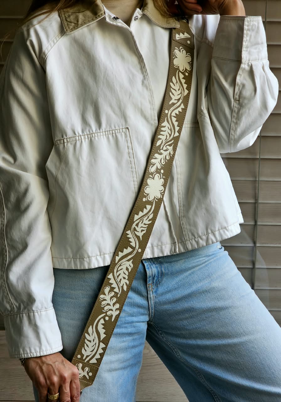 Leather Bucket X Vintage Bloom