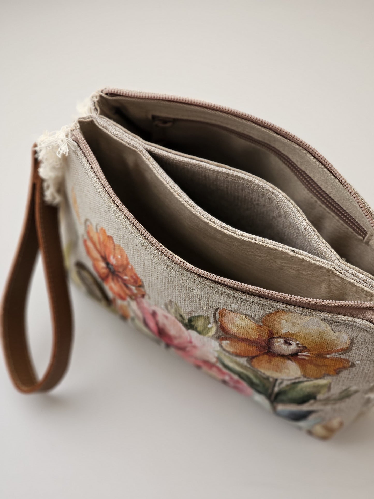 Cross Bag Flowers Design