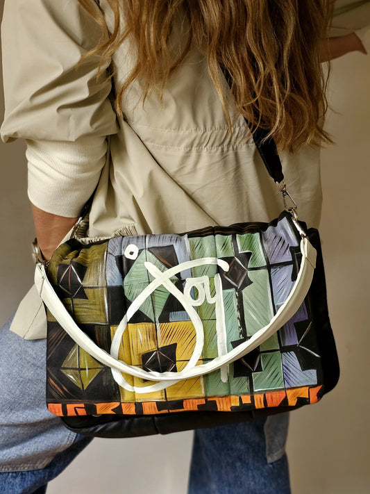 Bold leather Black X Joy