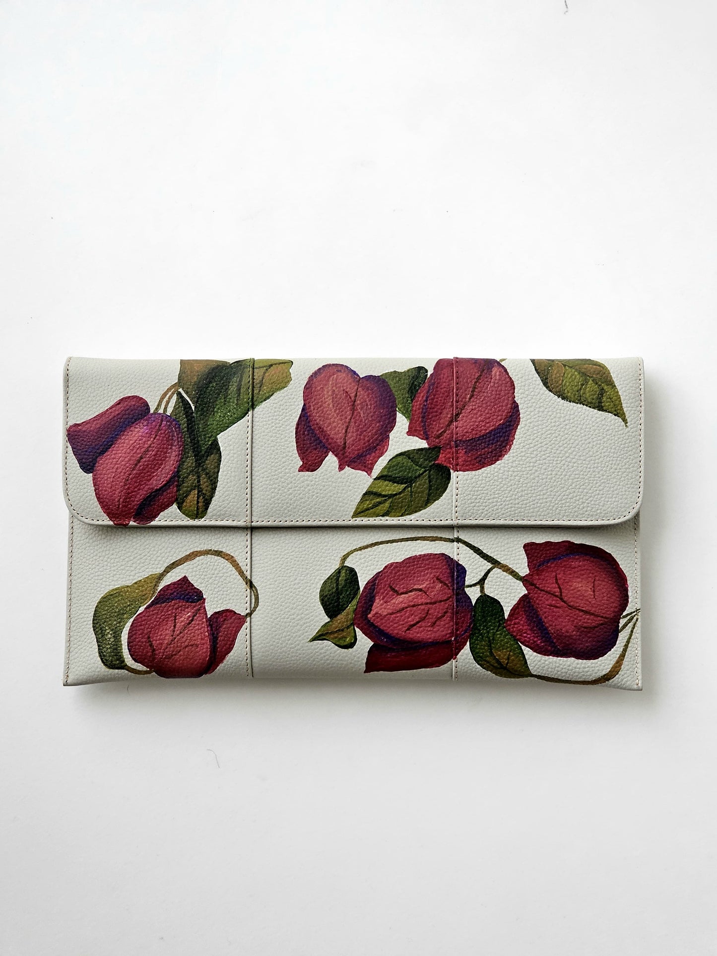 Leather Envelope X Florals