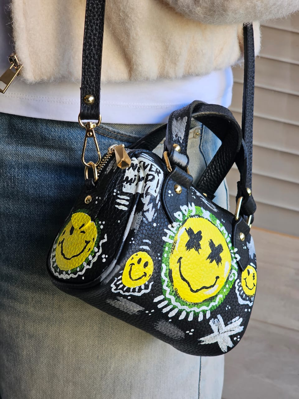 Mini Cross Bag X Happy Face