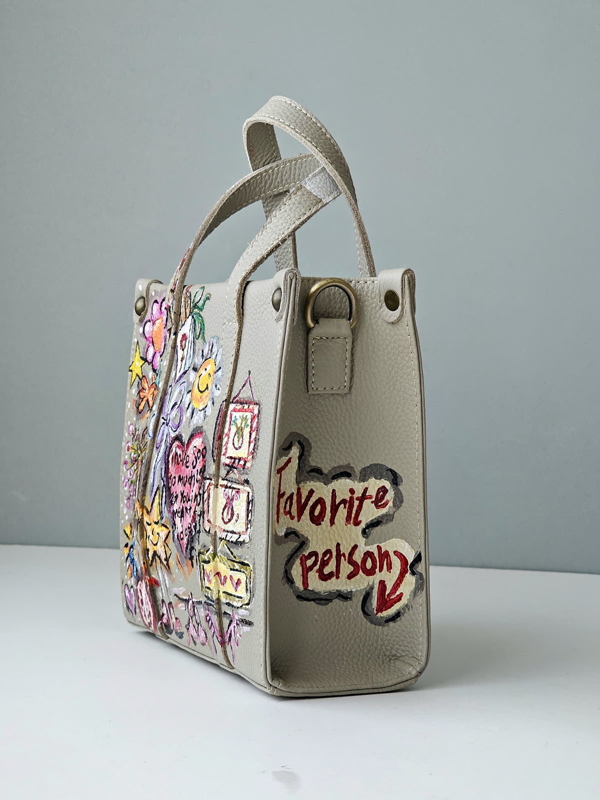 Mini Tote Bag X Happy Sketches