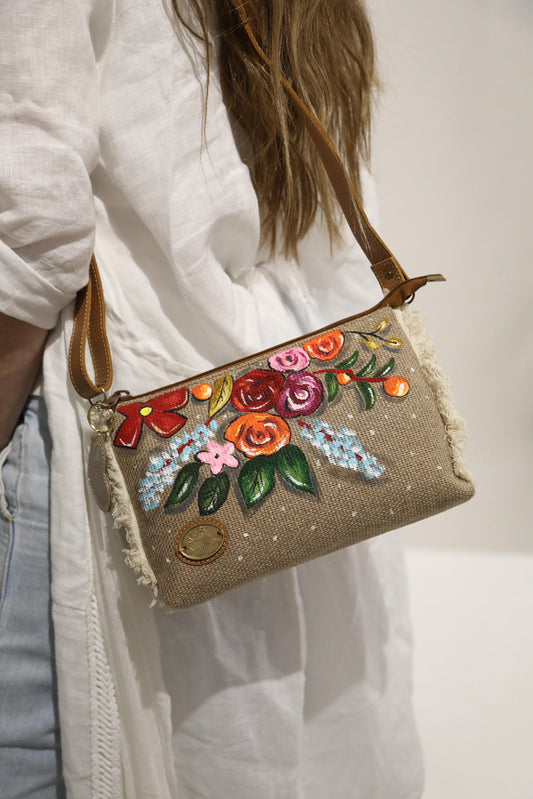 Cross Bag Flowers Design 6